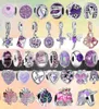 925 STERLING SILPS PREST CHARM NOUVEAU MIGN PURPLE SHROY MOM MOM SOING BATTERFLY DOG LEAGE LECORNE Perles Fit Charms Bracelet Briding Bijoux Accessoires5404649