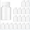 Opslagflessen 100 pc 15 ml-100 ml lege navulbare huisdier transparante plastic potfles reizen cosmetische container pot houder kast schroef deksel