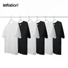 Inflation Designer 100% Baumwollmänner T -Shirts Summer Stammpitch leeres T -Shirt Unisex Tops 240430