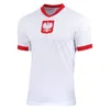 2024 Polands Chiffre de football des joueurs pour hommes Lewandowski Zielinski Swiderski Grosicki Frankowski Zalewski Piatek Home Football Shirts