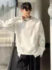Sweat à capuche masculine Luzhen Chandoulire coréen Couettes Multi-bouton Couleur solide Handsome Niche Design Sweatshirts Trend Menwear LZ2717