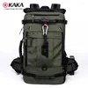 Backpack Kaka 50l Travel Waterproof Homens Mullifunction 17,3 Mochilas de laptop Macho de bagagem de bagagem masculina Mochilas Mochilas Qualidade