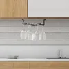 Rack de rangement de cuisine pour verres à vin Organisateur en verre métal