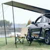 Tält och skyddsbilar Car Awning tak rack solskugga sida tarp med polrep naglar utomhus camping tält vattentät