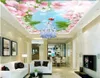 Wallpapers Custom Po 3d Ceiling Murals Wallpaper Cartoon Blue Sky Flower Bee Picture Painting Wall For Walls