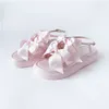 Casual Shoes 2024 Fashion Ladies' Summer Cute Sweet Lolita Japanese Style Simple Ribbon Bow Flat Sandals For Women