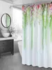 Shower Curtains Beautiful Flowers Bathing Curtain Bathroom Waterproof With 12 Hooks Fishes Home Deco Free Ship