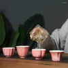 Teaware set baodetea-hand målad tepåpa plommon orkidé bambu krysanthemum master cup hushåll keramik