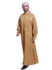 Vêtements ethniques musulman Jubba thèmes Vêtements pour hommes Hoodie Ramadan Gown Kaftan Abaya Dubai Trkiye Islamic Clothing Mens Casual Loose Gowll2405