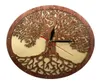 Yggdrasil Life Life Life Life Wall Clock Sacred Geometry Magic Tree Home Decor Silent Sweep Kitchen Wall Clock Housewarming Gift 21281549