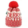 Dzianinowe ciepłe czapki Jacquard Christmas Ear Protector Head Cap 920
