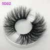 Filons de vison pour les cils dramatiques Falais faits à la main Super long 25 mm 3d 5d maquillage pour les yeux maquiagem Real Mink Hair Lashes 25 mm