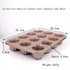 Baking Moulds 6 9 12 Cavities Fluted Round Flower Shape Carbon Steel Canneles Cake Mold Tart Molds Cupcake Pans Muffin Mould DIY Gadget