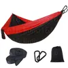 Outdoor Furniture Portable Travel Outdoor Camping Hanging Sleeping Single and Double Hammock with Mosquito Net 270*140cm