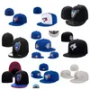 Blue Jayses- Cappelli da baseball Hiphop Bone Aba Reta New Fashion Sport Men Women Women Full Wated Hats