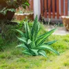 Decorative Flowers Artificial Plantsative Garden Inserts Flower Bed Inserted Wood Pile Spring Aloe Stake Ornament Acrylic Ground