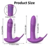 Andra hälsoskönhetsartiklar Bluetooth -appsträngande vibrator för kvinnor som roterar teleskopisk dildo Remote G Spot Clitoris Stimulator Toys för vuxna T240510