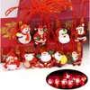 Collana lampeggiante Decorazioni di luce Christmas Up Children Glow Up Cartoon Babbo Natale Pendente Pendente Led Toys Supplies CPA4603 907