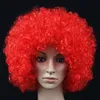 البيع الساخن القصيرة الباروكات مجعد الأفرو للرجال النساء متعددة ألوان كاملة الشعر الاصطناعية شعر مستعار أمريكا