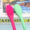 Masque facial en silicone en silicone Brosse de bâton de bâton Lavage exfoliant les brosses de nettoyage de pores