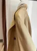 Damenjacken Britisch -Streetwear Streetwear Lose Trench Coat modisch und elegant Khaki Color Jacke lässig hochwertige JA