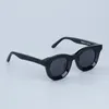 Sonnenbrille Rhodeo Punk Style Round Acetat High Street UV400 Mode HipHop Designer Marken Männer handgefertigte Brille mit Gehäuse