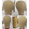 Mannequin Heads Wig Human Model Head Bruine Professional Make -up gebruikt voor het maken van pruiken die pruiken weergeven met een Bracket Cork Canvas 21-24 Q240510