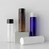 Lagerflaschen 100ml weiß blau klare leere Kosmetik Schönheit Parfüm Behälter Creme Kunststoff Wasserverpackung nachfüllbare Tonerflasche