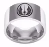 Venta del símbolo de Jedi Grabado Película Ring Ring Polished S acero inoxidable Alto anillo Regalo de joyería para hombres7493586