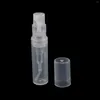 Speicherflaschen mini transparent 2 ml Sprühplastikflaschen Parfüm leere Probe geeignet für Reiseparty 90pcs