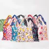 Einkaufstaschen gedruckt faltbare Käufertasche Totes umweltfreundlich tragbare wiederverwendbare Schulterhandtaschen mit großer Kapazität