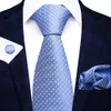 Zestaw krawata na szyję krawat solidny mnóstwo kolorów najnowszy styl świąteczny prezent krawat kieszonkowy kieszonkowy zestaw mankietów