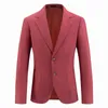 Costumes masculins Business Casual Color Color Blazers for Men Single Breasted Slim Quatre Season High Quality Fabric Gentleman Terno Masculino