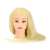 Mannequin Heads 85% Real Human Hair Model Training Head Professional Hairstyle Beauty Doll Q240510