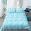 Bedding Sets 3D Flowers Design Duvet Cover capas de edredom e travesseiro shams completo gêmeo de tamanho duplo de tamanho duplo de roupa de cama personalizada