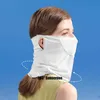 Fashion Face Masks Neck Gaiter Ice Silk Scred Screen Facial Mask For Men Anti UV Masque de séchage rapide en été Breatchable Protection Band Ear Scarf Q240510