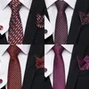 Zestaw krawata na szyję wiele kolorowych sprzedaży jedwabny ślub prezent krawat kieszonkowy zestaw kase