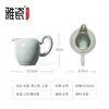 Set di stoviglie | Elegante porcellana Ru Kiln Beauty Spalla Fair Cup Cup Ware Set di ceramica