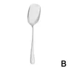 Spoons Large Stainless Steel Spoon Long Handle Kitchen Cutlery Rice Dumpling Porridge Soup Scoops Round Head Buffet Serving