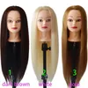 Mannequin Heads New Training Fake Human Head and Blonde Syntetisk hårdocka Professionell frisyr Makeup Free Facial Q240510