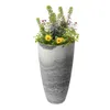 Vazen 14-inch bloemenvaasplanter hoge curve marmeren bureau decoratie