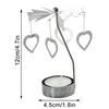 Bougeurs Rotation Solder Creative Metal Tea Light Brûleur d'encens romantique pour Party Home Office Festival Ki