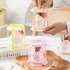 Present Wrap 10 Round French Cake Box Packaging Wedding Party Baking Gift Decoration Portable Transparent Paper Cup Biscuit BoxQ240511