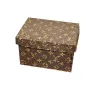 Designer's New Storage Box Brown Classic Logo Jewelry Storage Box Miscellaneous Home Desktop Storage Decoration Box