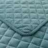 ピローコーデュロイダイニングチェアSファッションシンプルスタイルソリッドカラー格子縞のシート冬の温かいソフトパッド