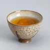 Tazze piattiere jingdezhen porcellana dipinto a mano ru ware master tazza a tazza singola glassa glassa set di tè-porcellana