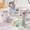 Mokken Exquise Goblet Mug Bone China Cup Afternoon Tea Ceramic Water Persoonlijkheid Creatieve geschenken