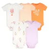 5pcslot baby-bodySity Fashion Girl Vêtements Coton né bébé garçon Corps bébé Body Jumpsuit Cartoon Ropa Bebe 240511