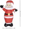 Dekorationer inomhusclaus och jul Ierable Tall Blow Up Santa Clause för festgräsmatta utomhusdekor 1102 E