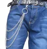 Portachiavesche per le catene punk catene del portafoglio catena in vita jeans porta portaerei chiavi unisex eginunca di tasca per i pantaloni